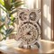 3D Wooden Puzzle Owl Clock Model Kit – DIY Wooden Construction Handmade Craft Decorative Gift